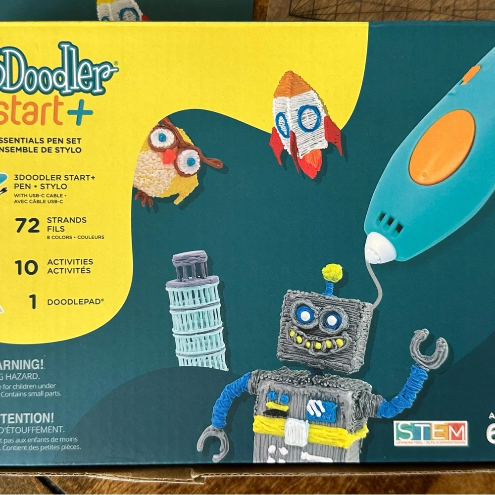 3Doodler Start+ 3D Pen Kit in Teal with Multicolor Filament - Picture 2 of 3